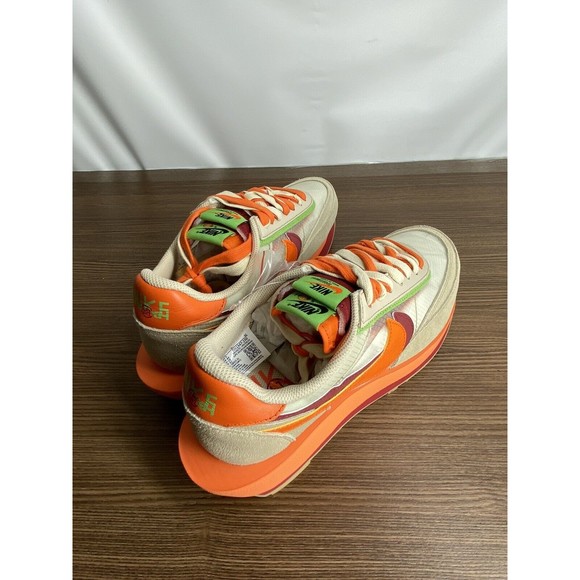 Nike LD Waffle X Clot X Sacai Net Orange Blaze 2021 DH1347-100 Mens Size 10 NIB main image 4